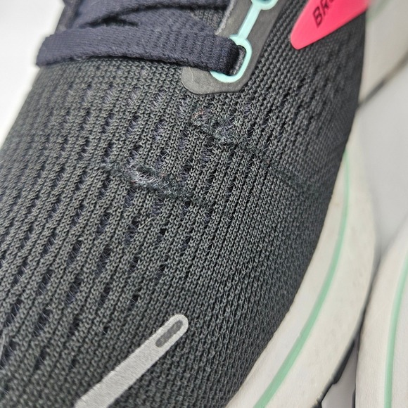 Brooks Ghost 14 Running Shoes Women's Sz 6.5 Black Lightweight Athletic Sneakers - Picture 8 of 16